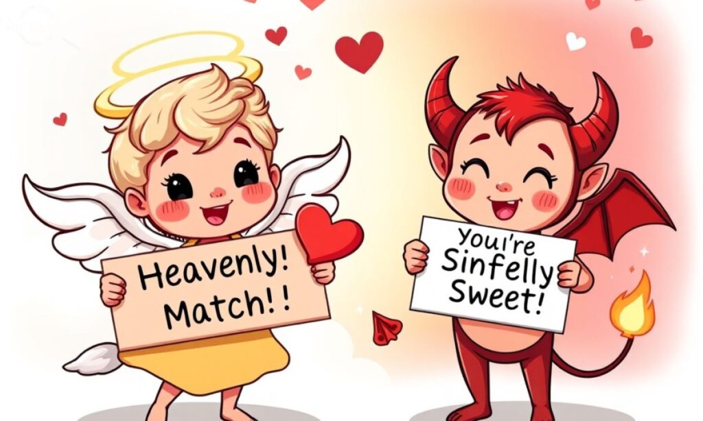 Angel and Devil Puns