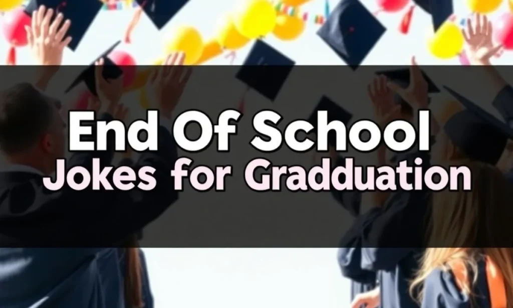 End Of School Jokes for Graduation