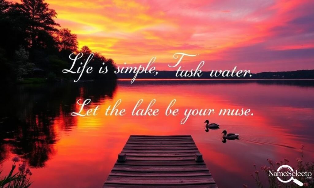 One-Liner Lake Captions