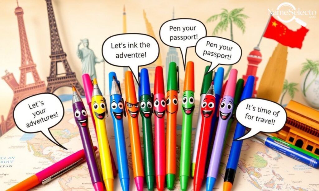 Pen Puns for Tourists and Travelers