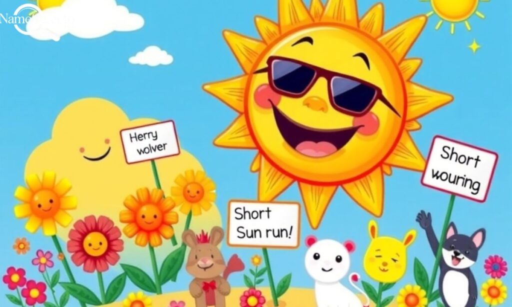 Short Funny Sun Puns
