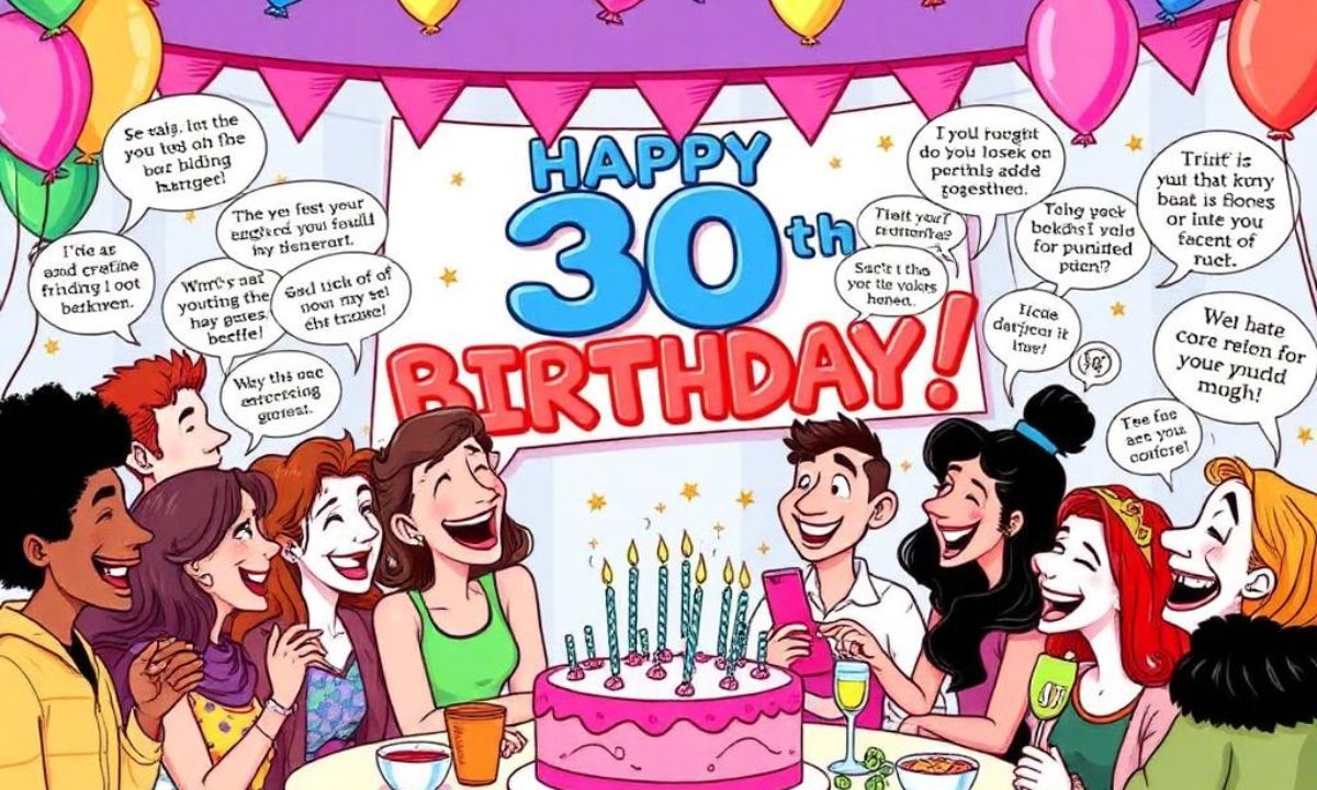 189+ Hilarious 30th Birthday Jokes