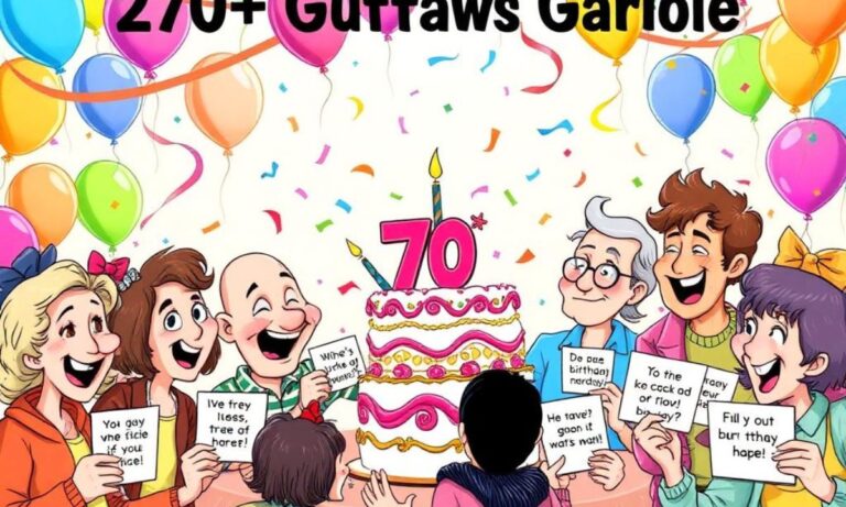 270+ Guffaws Galore with 70th Birthday Jokes and Puns for a Laugh Riot
