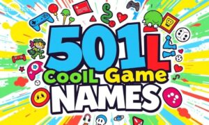 501 Cool Game names & Gamertags for Team and Solo Players 