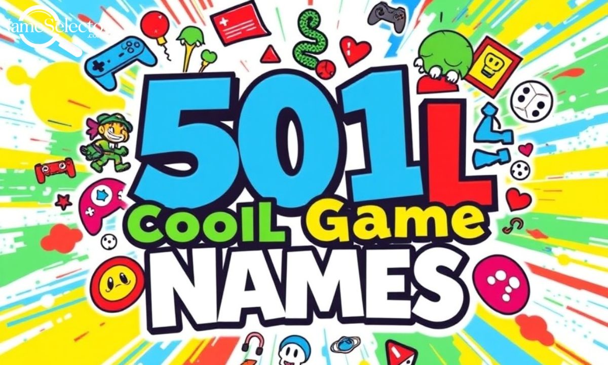 501 Cool Game names & Gamertags for Team and Solo Players 