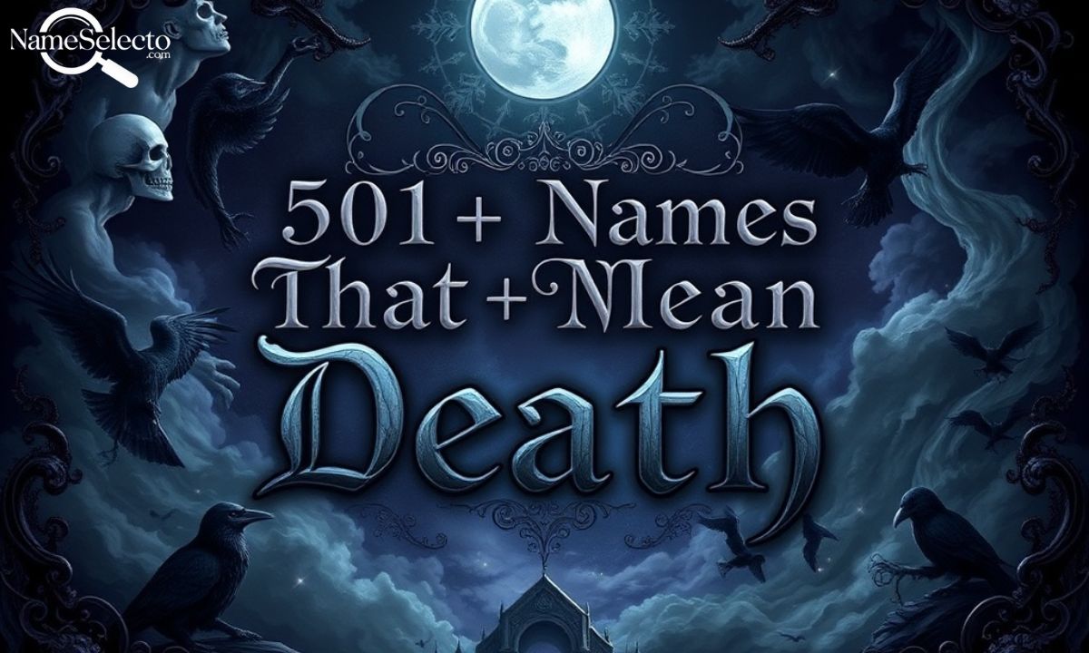 501+ Names That Mean Death With Dark, Powerful & Mysterious Meanings