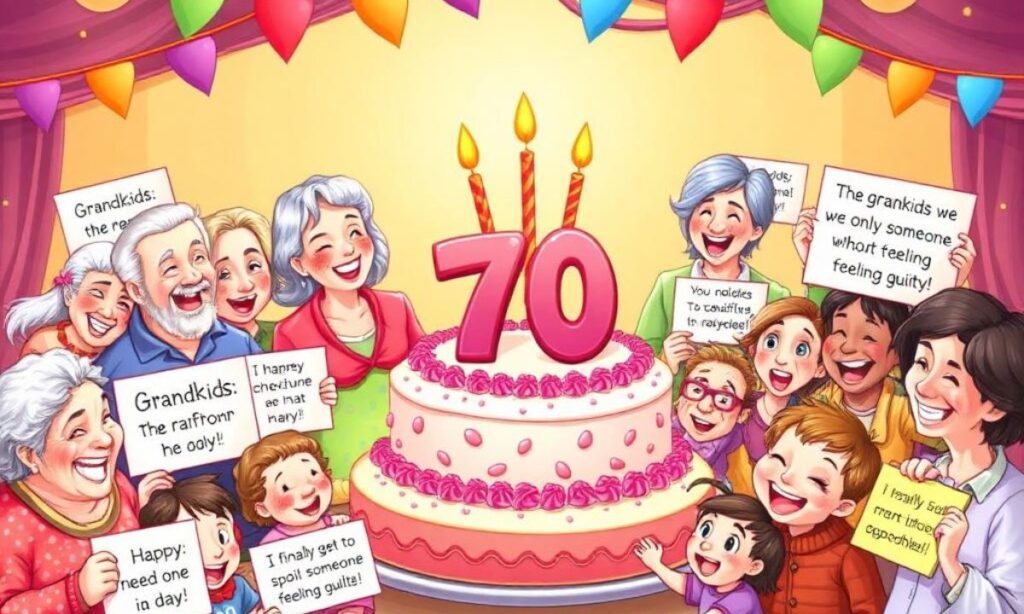 70th Birthday Jokes About Grandchildren and Family