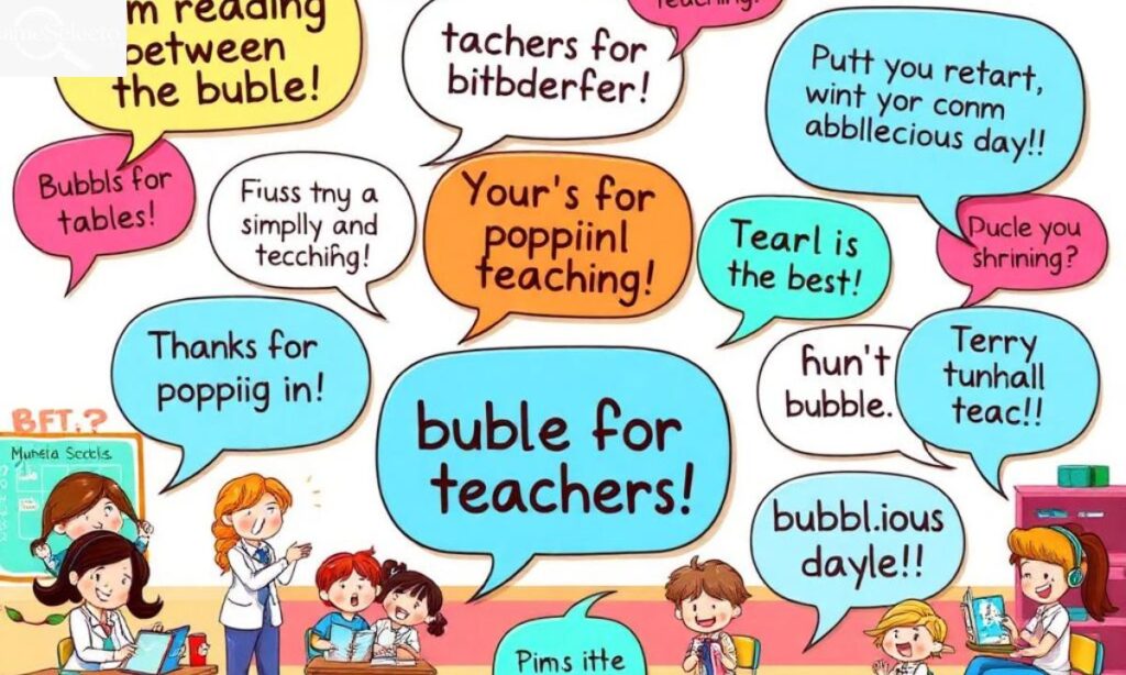 Bubble Puns for Teachers