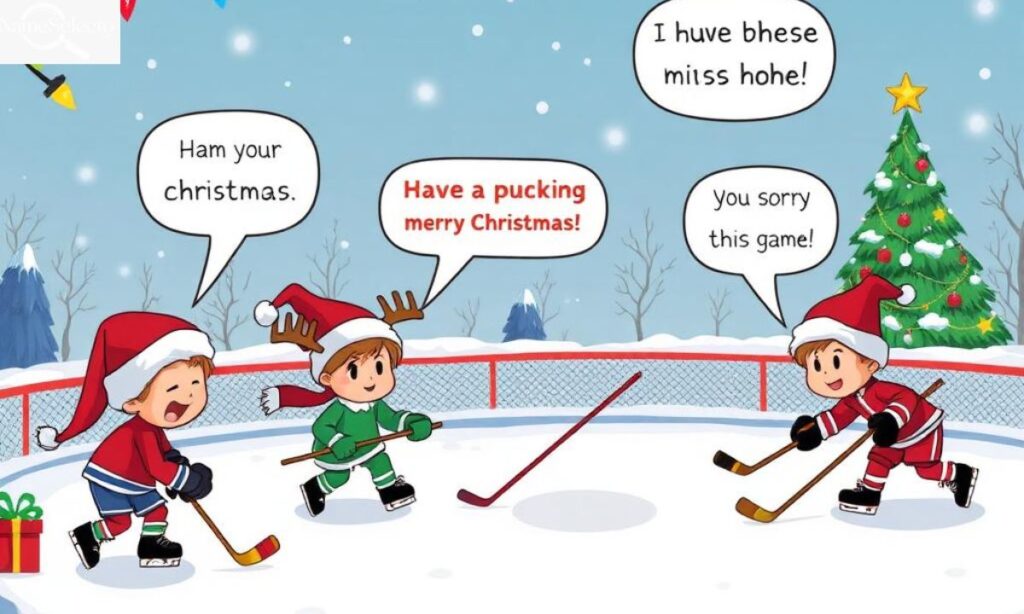 Christmas Hockey Puns