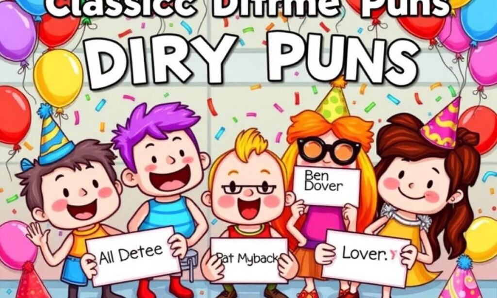 Classic Dirty Name Puns