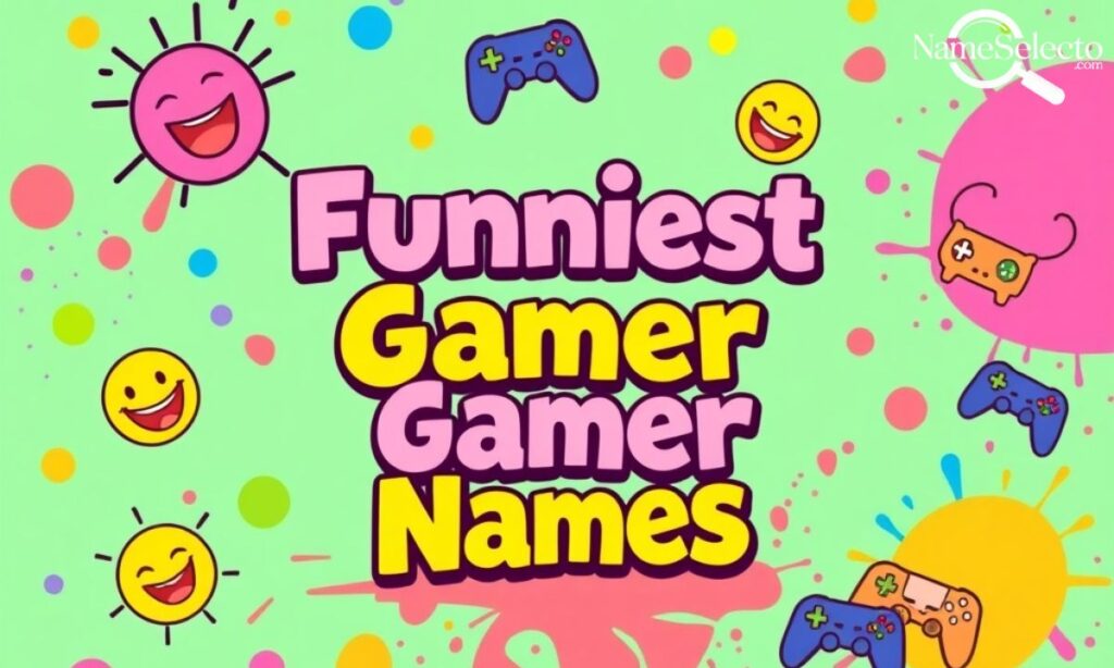 Funniest Gamer Names