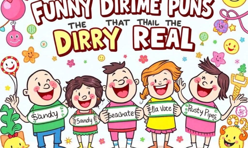 Funny Dirty Name Puns That Sound Real