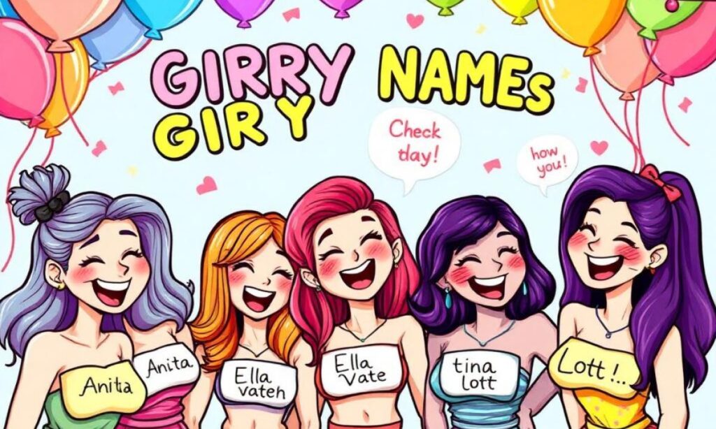 Funny Girl Dirty Name Puns