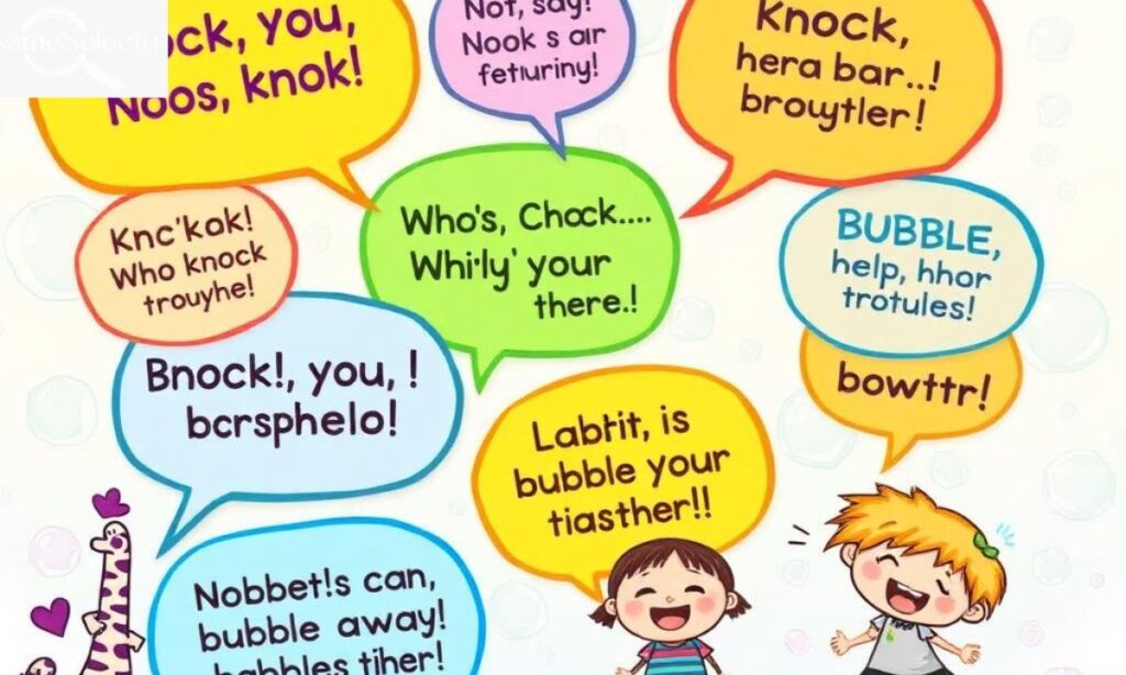 Knock Knock Bubble Jokes