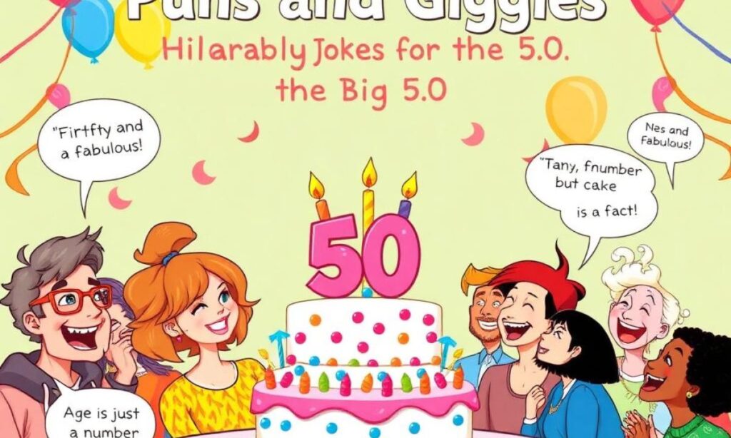 Puns and Giggles: Hilarious Jokes for the Big 5-0
