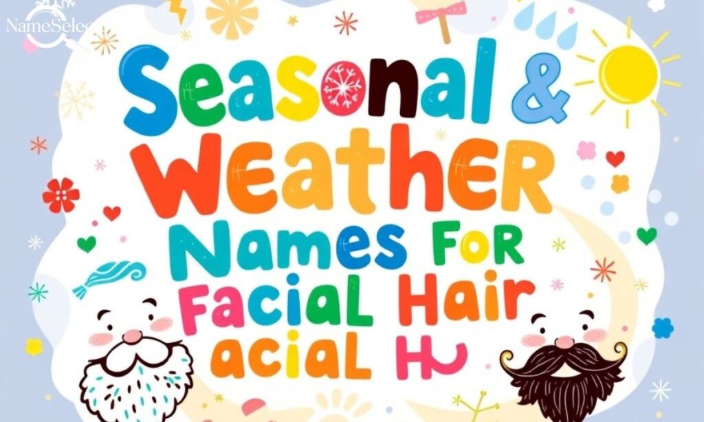 Seasonal & Weather Names for Facial Hair
