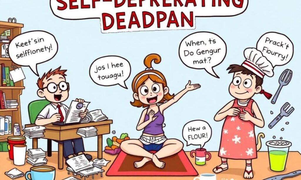 Self-Deprecating Deadpan