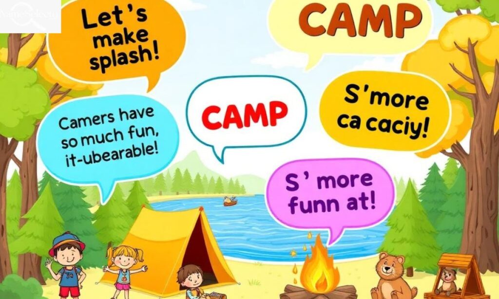 Summer Camp Bubble Puns