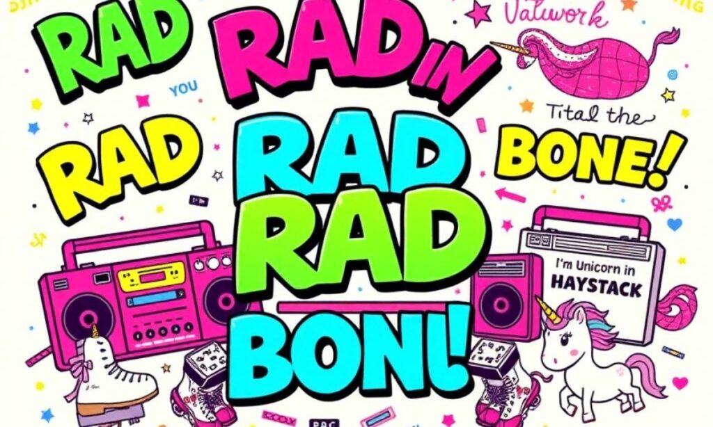 Totally Rad 80s Puns for T-Shirt Designs