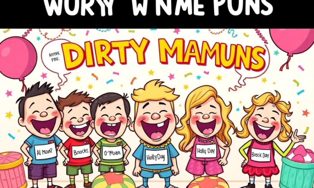 Witty and Rude Dirty Name Puns That Are Pure Comedy Gold