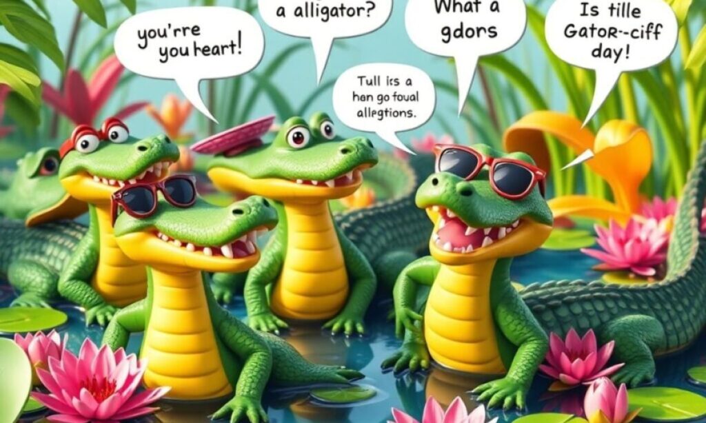 Alligator Puns Captions 📸
