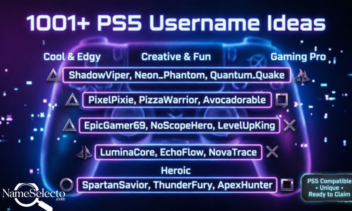 1001+ PS5 Usernames That Are Cool, Unique & Pro-Level 