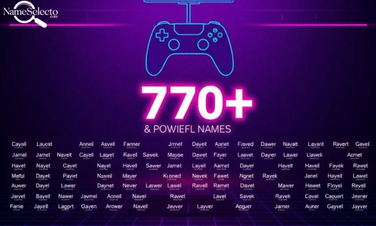 770+ Powerful & Trendy Cool Gaming Names List