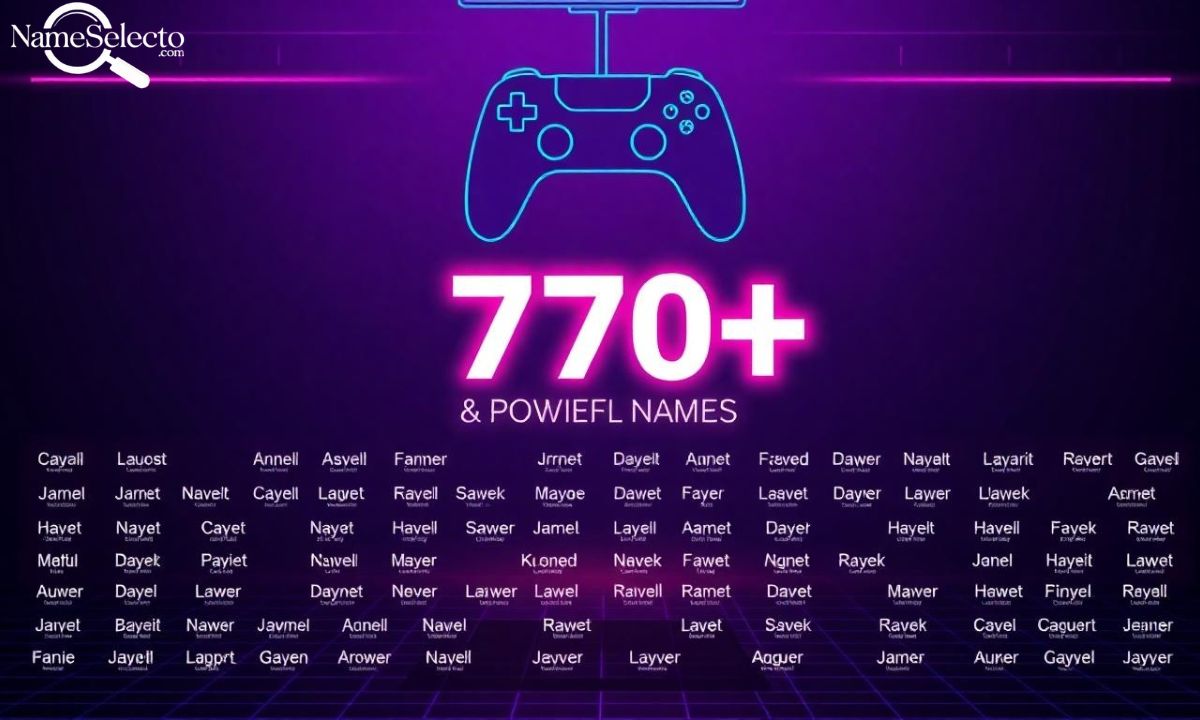 770+ Powerful & Trendy Cool Gaming Names List