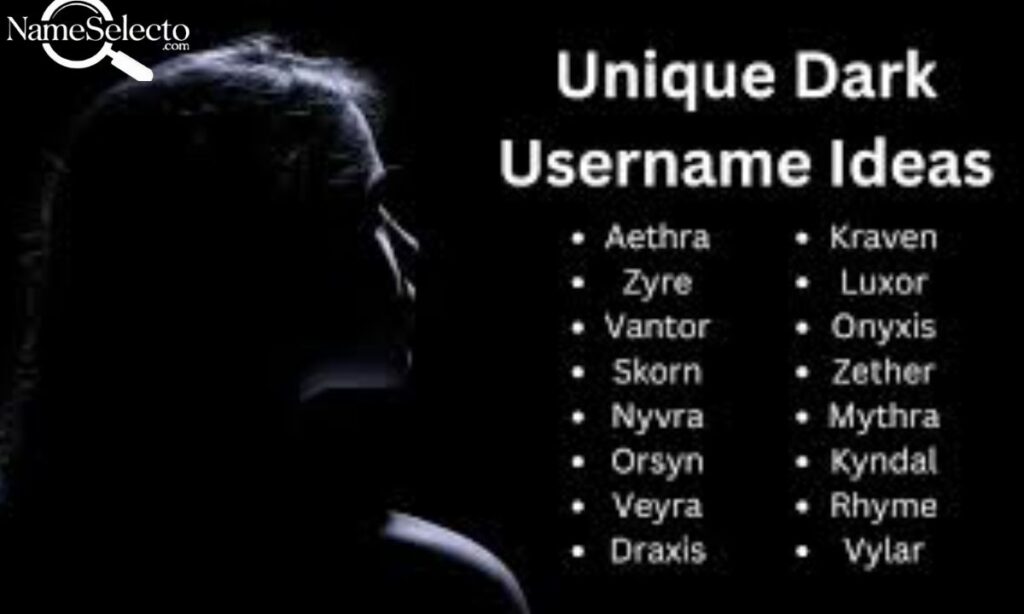 Dark Username Ideas with Symbols