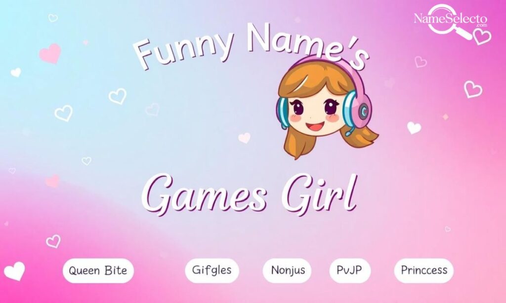 Funny Names For Games Girl