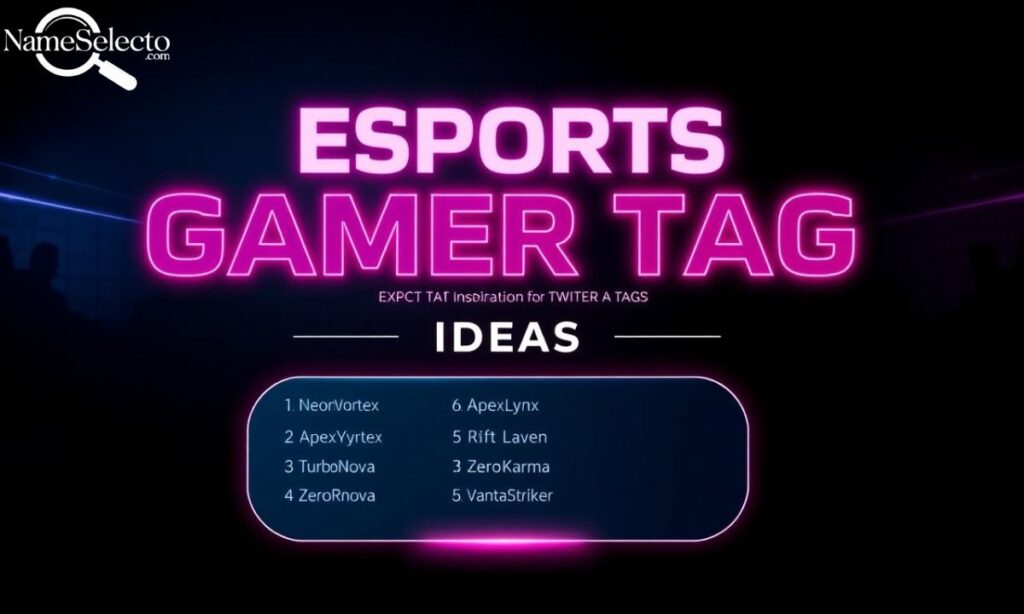 Pro-Level & Esports Gamer Tag Ideas