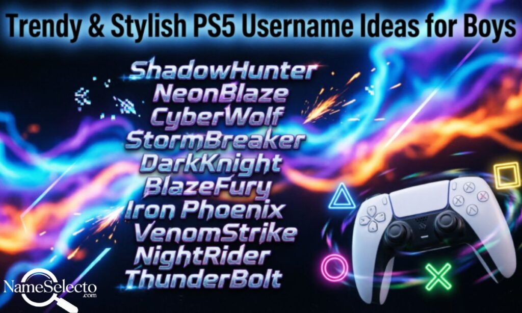 Trendy & Stylish PS5 Username Ideas for Boys