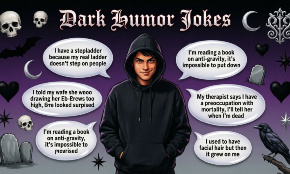 521+ Dark Humor Jokes & Puns (Top Viral One-Liners)