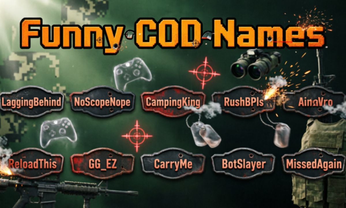 580+ Funny COD Names Dirty | Stylish, Dirty & Clever Ideas