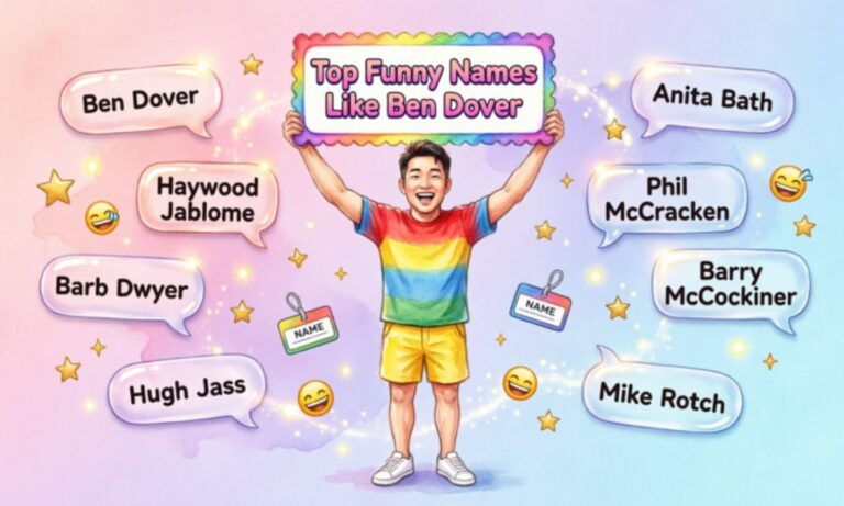 921+ Top Funny Names Like Ben Dover to Crack You Up