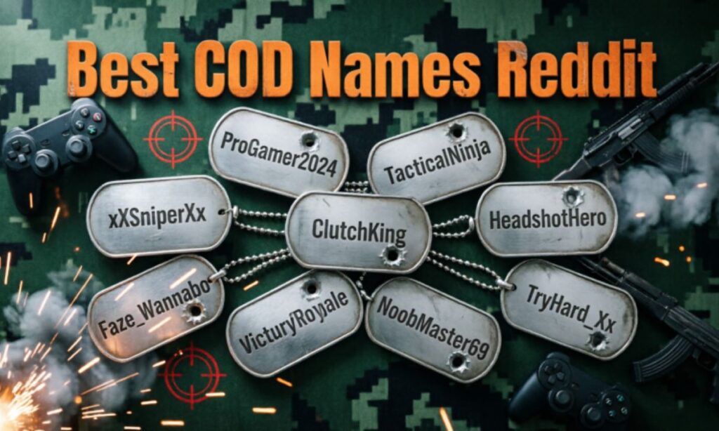 Best COD Names Reddit
