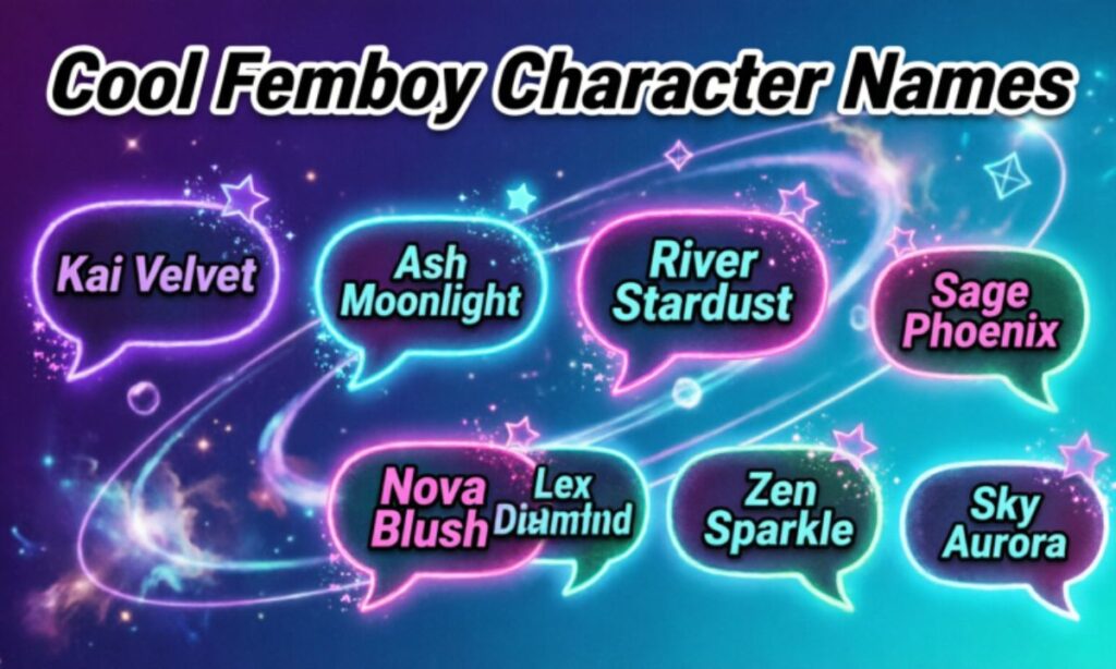 Cool Femboy Character Names