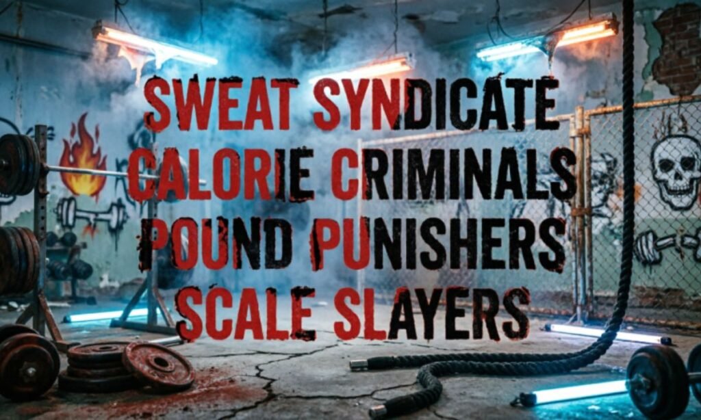 Dirty Weight Loss Team Names