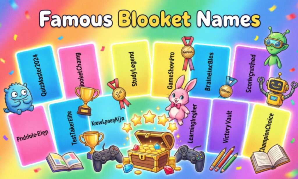 Famous Blooket Names