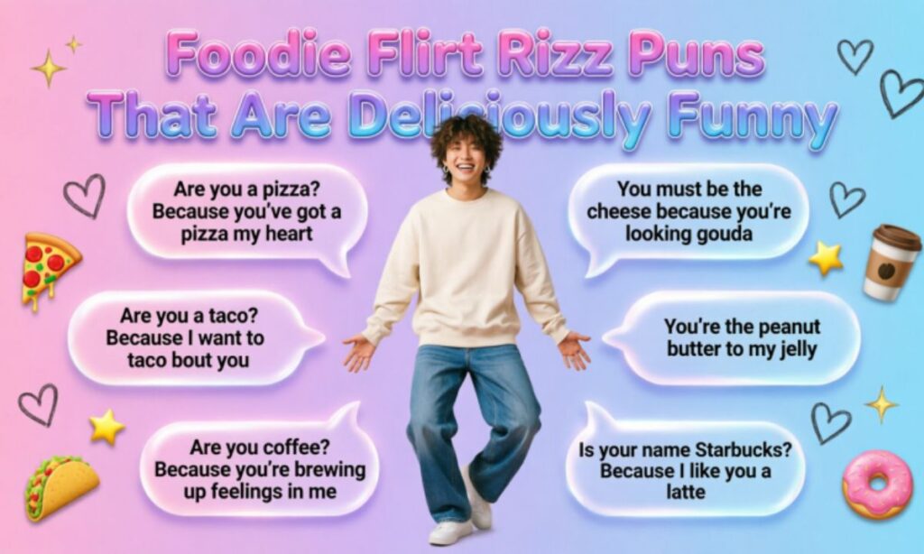 Foodie Flirt Rizz Puns That Are Deliciously Funny
