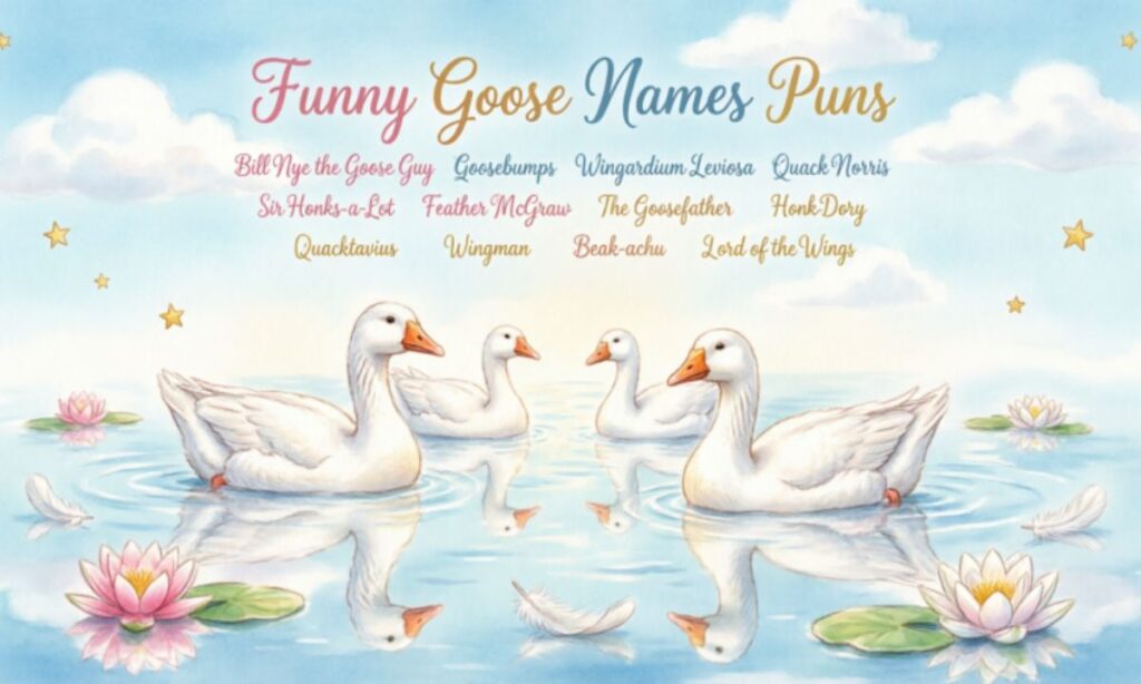 Funny Goose Names Puns