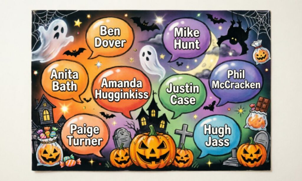 Funny Halloween Names Like Ben Dover