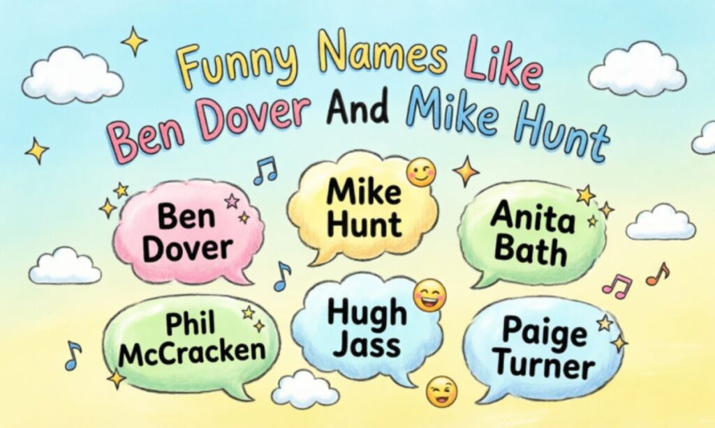 Funny Names Like Ben Dover And Mike Hunt