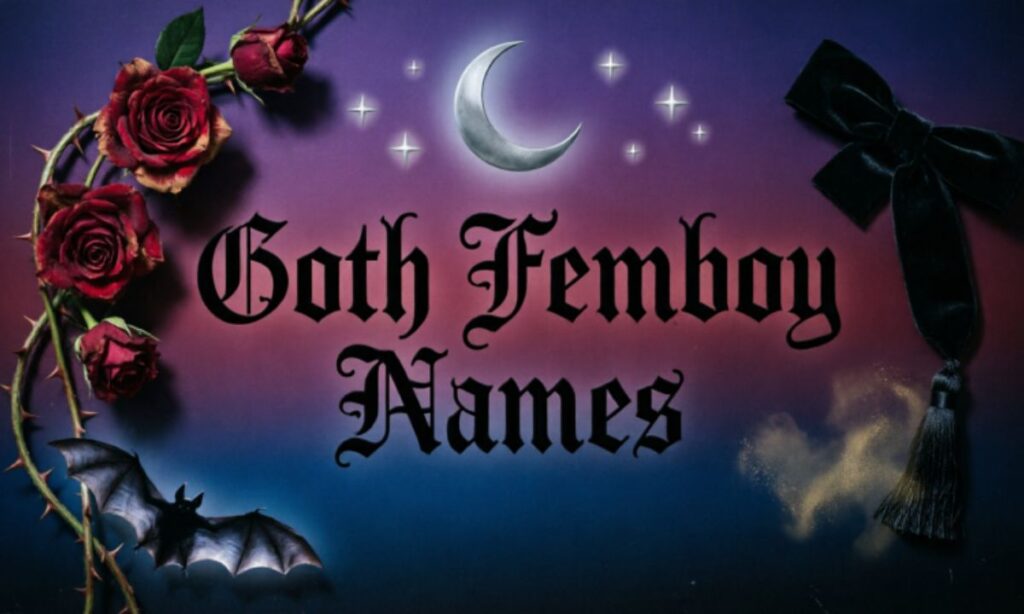 Goth Femboy Names