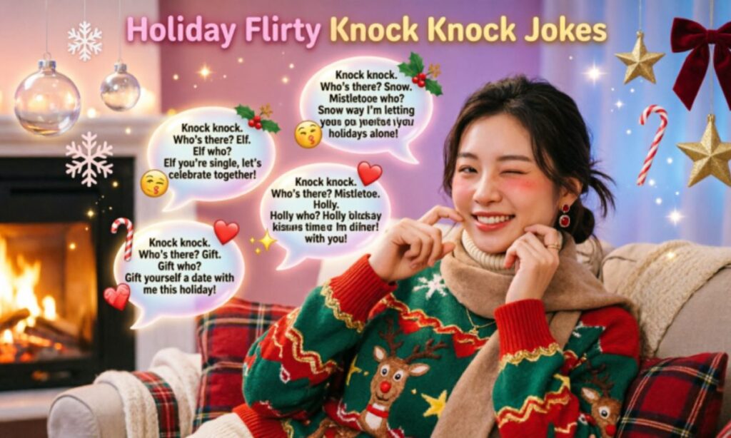 Holiday Flirty Knock Knock Jokes