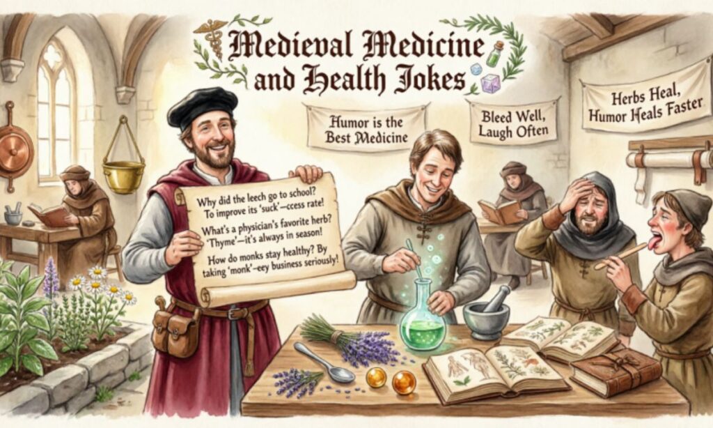 Medieval Medicine and Health Jokes