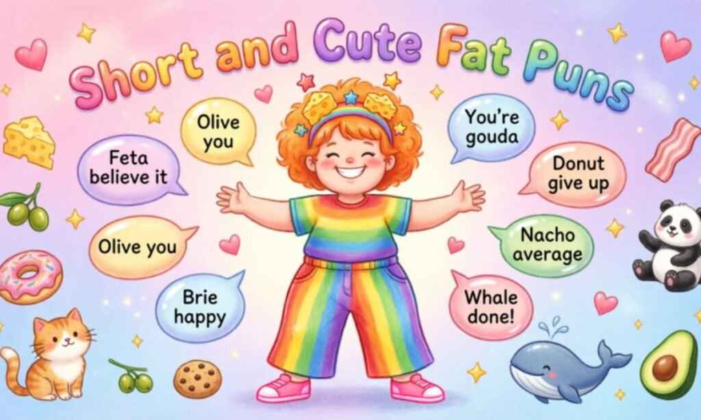 Short and Cute Fat Puns