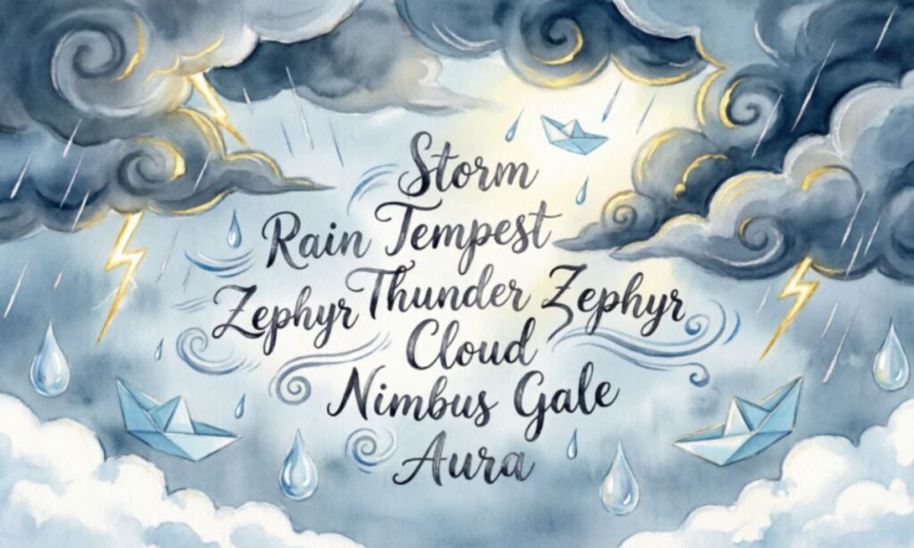 Storm-Inspired Unique Baby Names