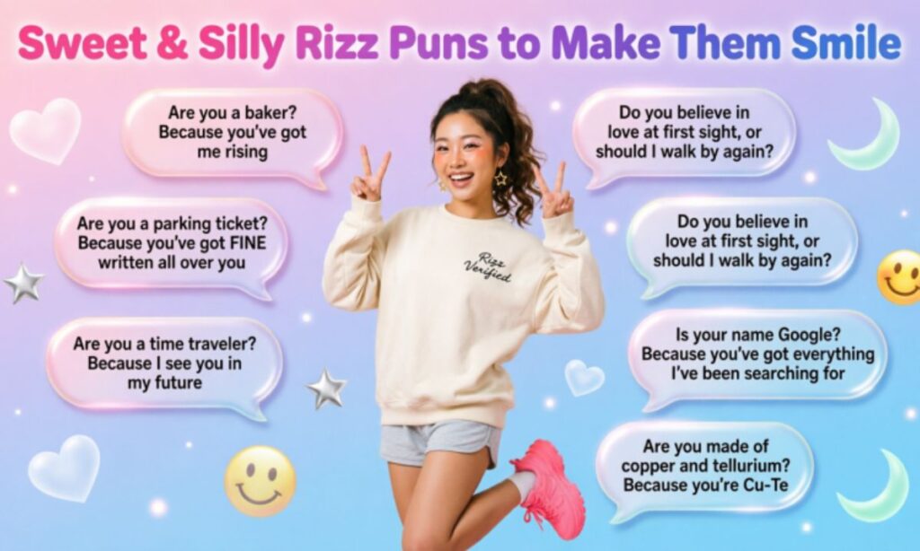 Sweet & Silly Rizz Puns to Make Them Smile
