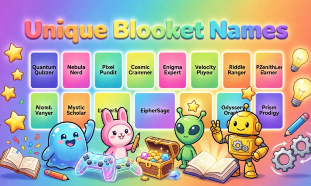 Unique Blooket Names